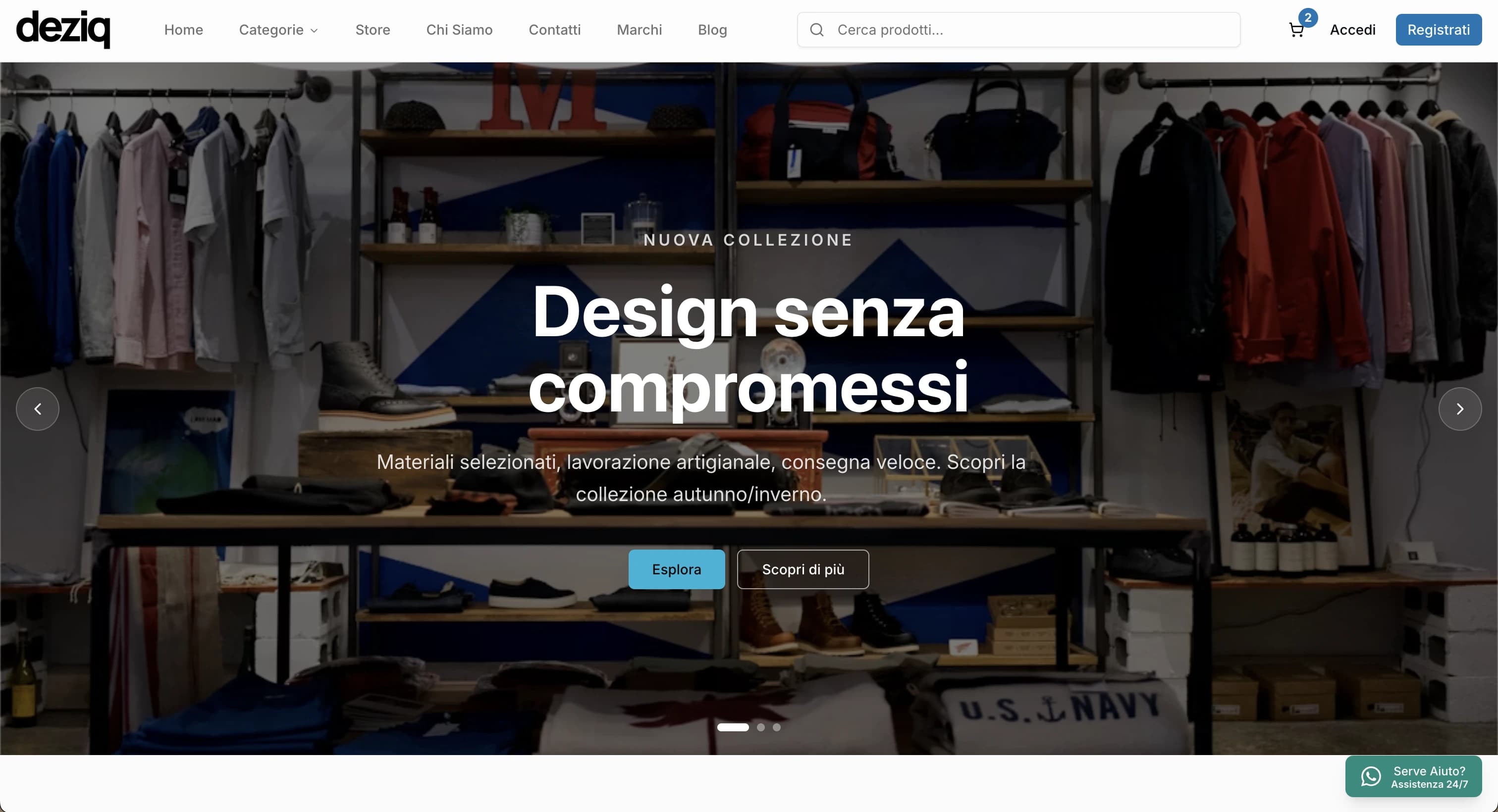 Veendo Builder — anteprima demo live